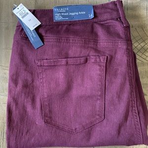 Talbots High-Waist Jegging Ankle Jeans, Sz 14
